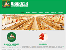 Tablet Screenshot of bharathagrovet.com